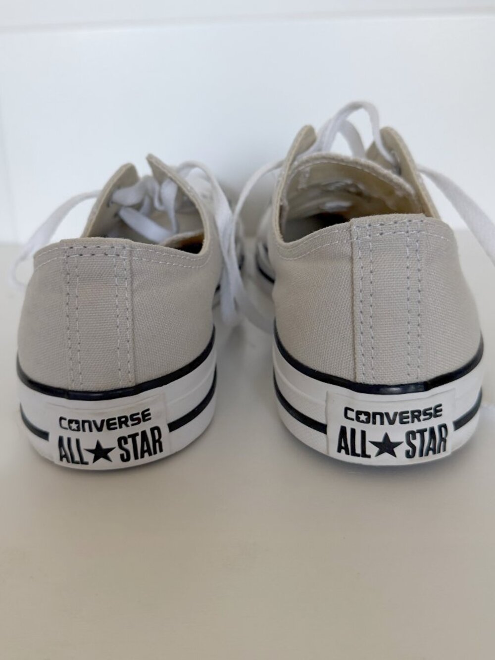 Converse All Star Low Top Sneakers in Pale Putty - Women's Sz 9/Men's Sz 7 - Picture 5 of 7